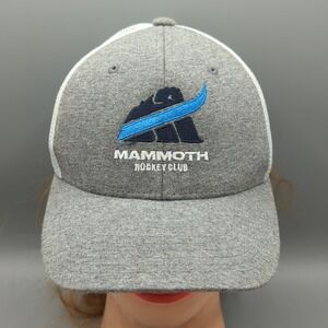 Mammoth Hockey Club Illinois CCM Hat Cap Snapback Gray Mesh OSFA Adjustable